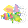 Roylco Color Diffusing Paper Sea Life, PK144 R2446